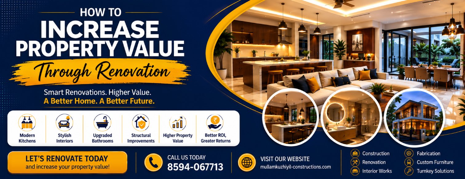 How to Increase Property Value Through Renovation in Kerala