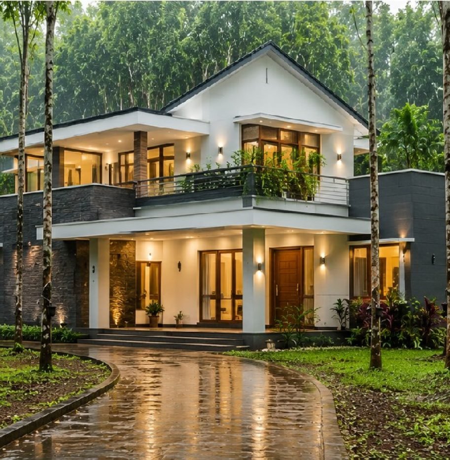 Building a Home Near Rubber Plantations in Pathanamthitta